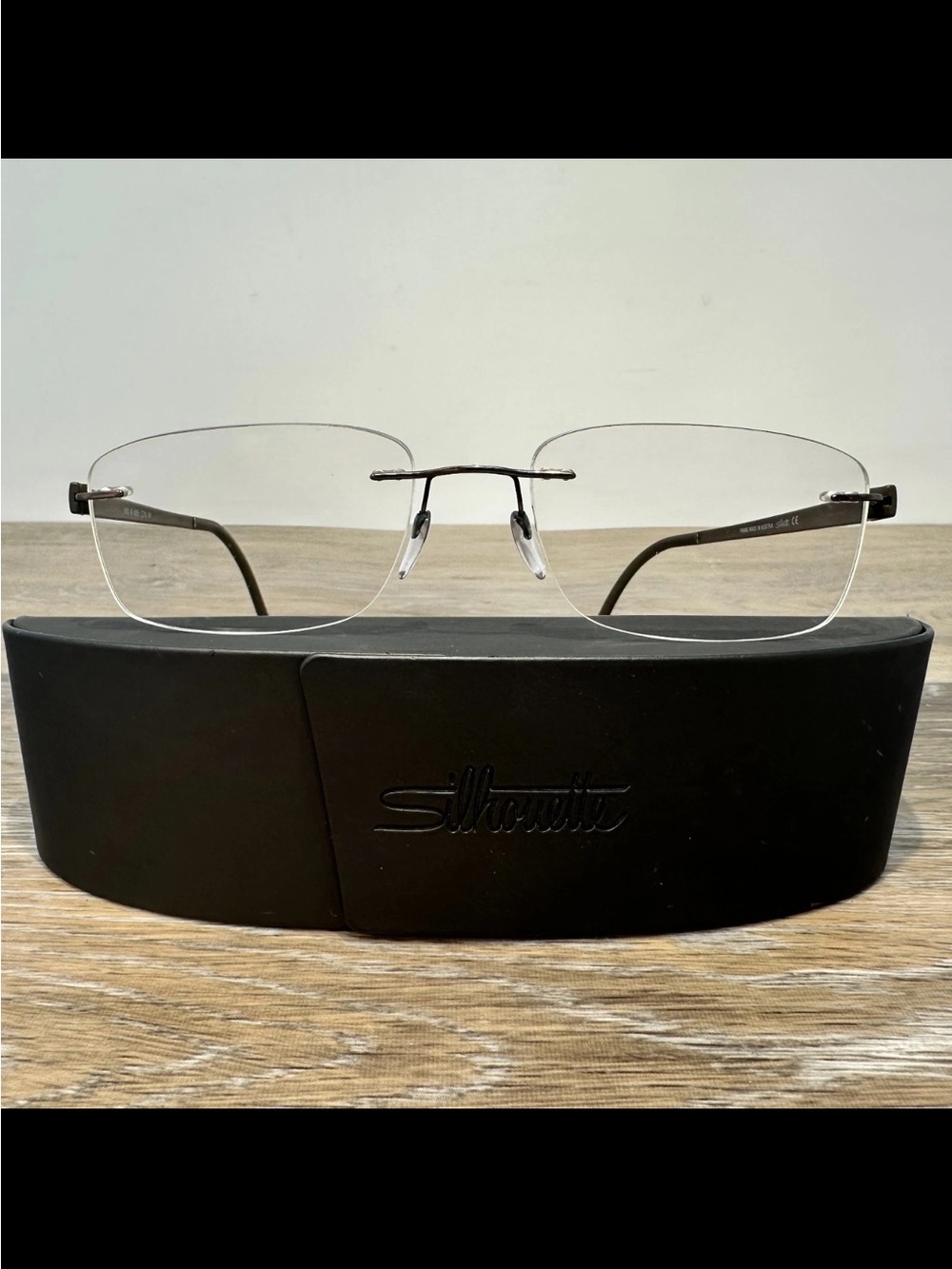SILHOUETTE 5452 6055 Austria Brown Rimless Eyeglasses Frame 19-140 Minimalist
